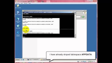 Recovery of a droped tablespace with RMAN