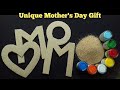 Last Minute Mothers Day Gift Idea | Mothers Day Gift Making With Cardboard And Sand