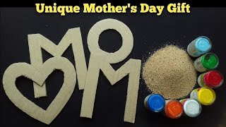 Last Minute Mothers Day Gift Idea | Mothers Day Gift Making With Cardboard And Sand