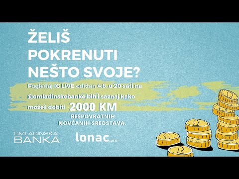 Omladinska banka BiH – Drugi poziv za mlade preduzetnice i preduzetnike 2020