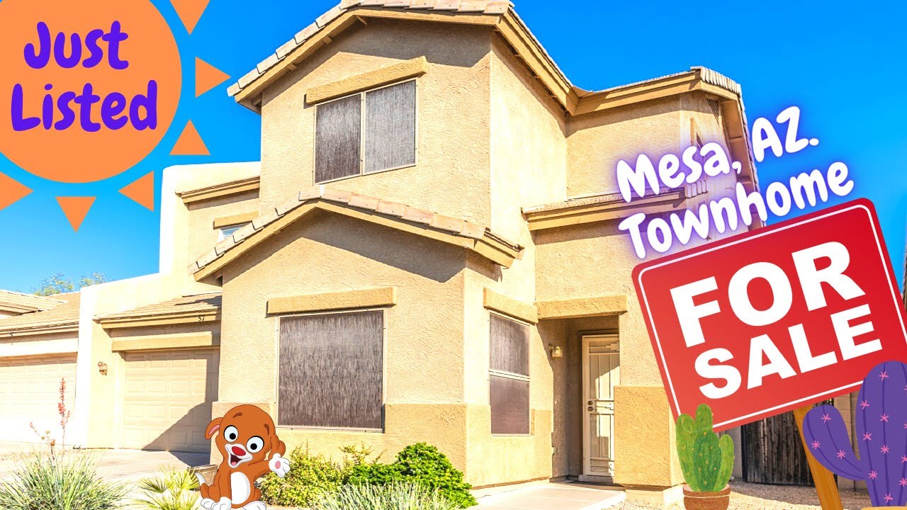 Modern Yet AFFORDABLE Townhouse For Sale in Mesa, Arizona (Best Deal