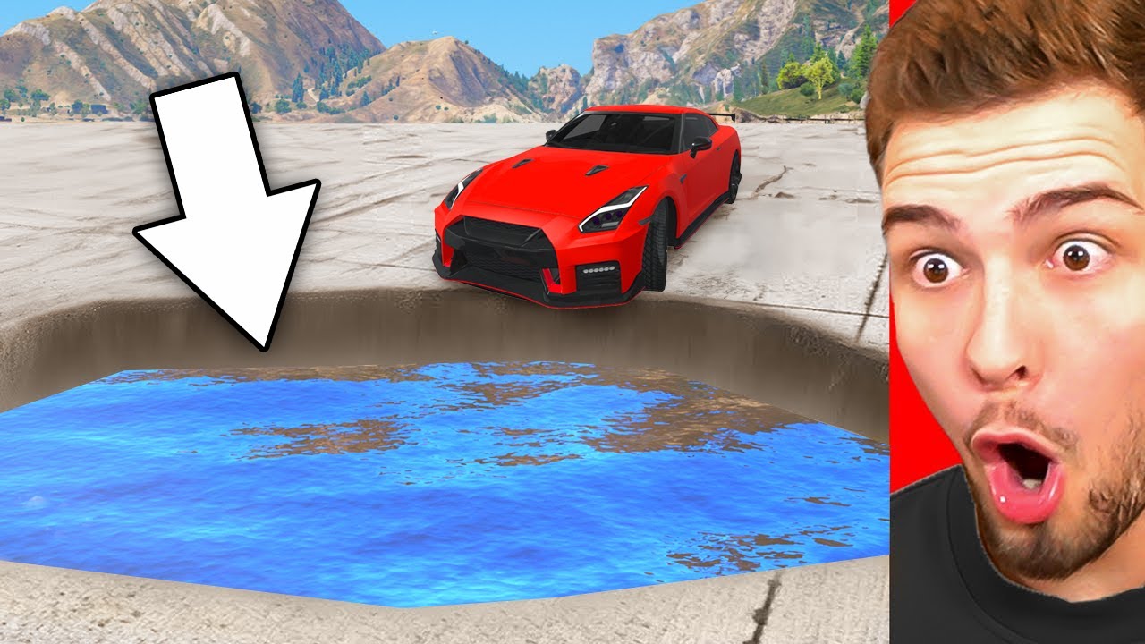 WELCHES AUTO ÜBERLEBT das RIESEN WASSERLOCH?! (GTA 5)