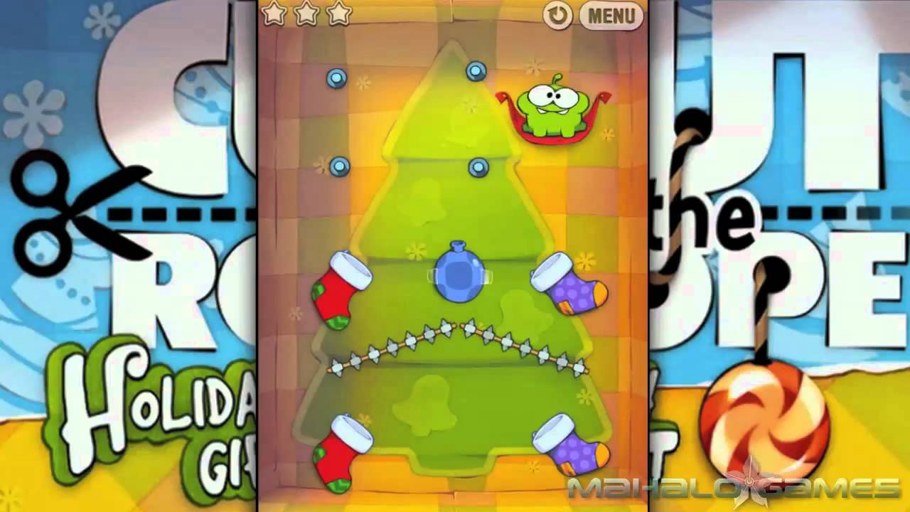 christmas cut the rope christmas cut the rope