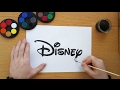 Disney logo - painting