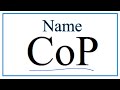Cobalt Phosphide Compound Naming