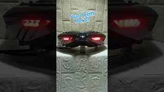 Lampu Stop Nmax All New Model Xmax Mata Putih List Ice Blue