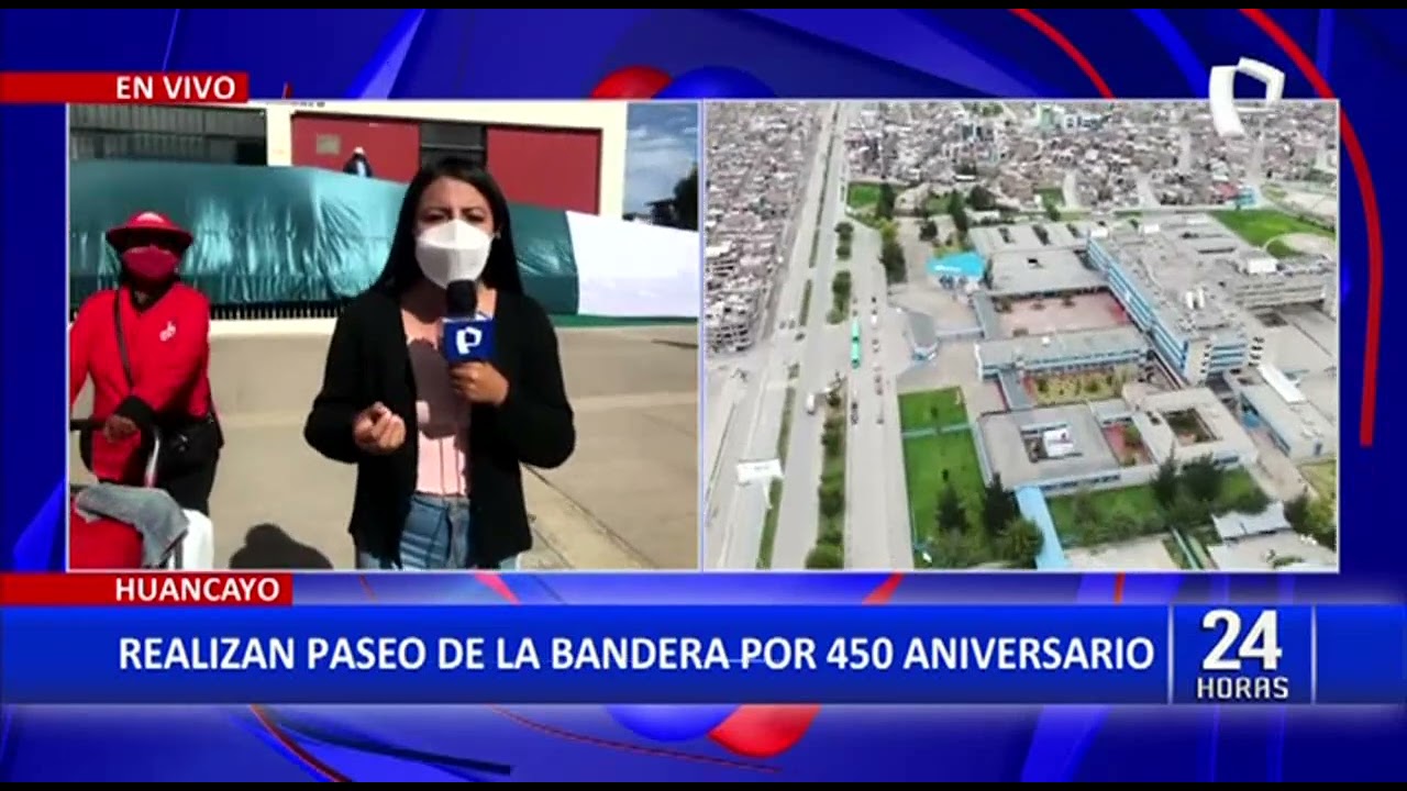 Huancayo: Celebra su 450 aniversario de la ciudad con gran festividad