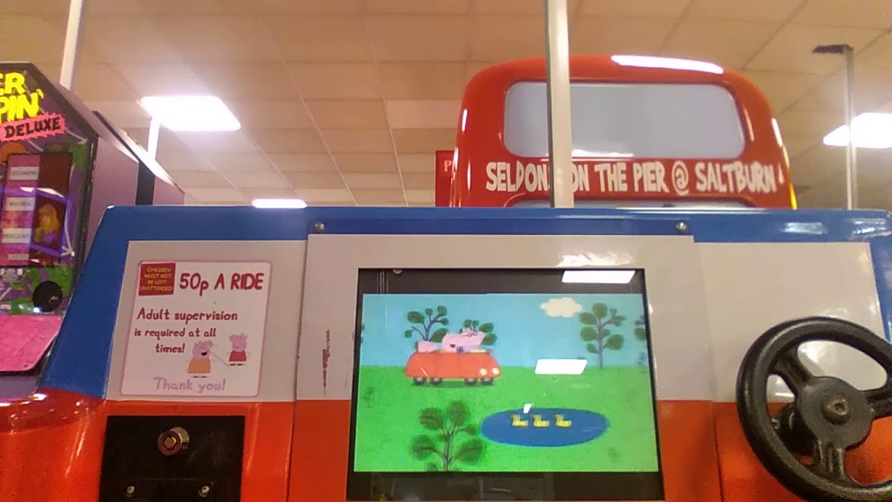 peppa pig video option car kiddie ride UPDATED YouTube