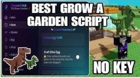 Grow a Garden Script GUI AUTO EVENT INFINITE DINOSAUR EGG PET SPAWNER NO KEY