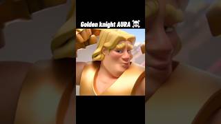 Golden knight crashing in clash royale ☠️