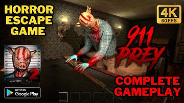 911: Prey (Horror Escape Game) - Complete (4k) Gameplay Walkthrough (Android, iOS) |#jerryisgaming