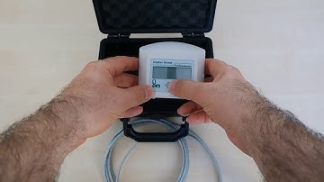 Radon Scout Professional: end of measurement