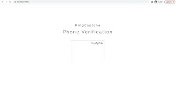 How to set up the RingCaptcha Widget within 90 seconds