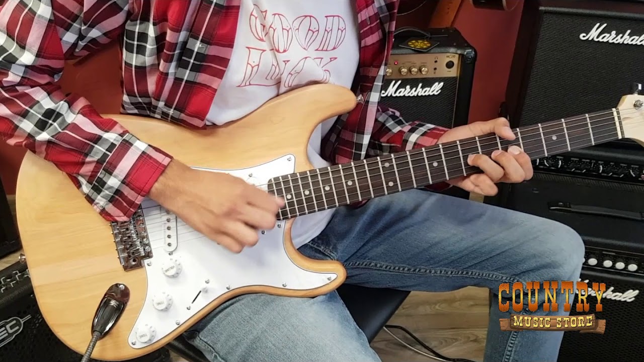 Guitarra Eléctrica ONAS Stratocaster - Industria Argentina - Country Music Store - YouTube