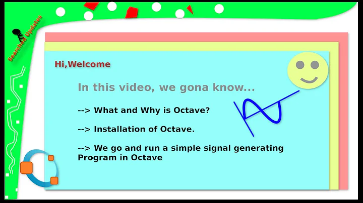 Octave Installation and Running the signal generating program | Searched Updates