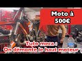 Tuto meca  dmontage haut moteur 125 sx piston  cylindre  valve  verif biele  moto a 500 euro