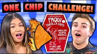 ONE CHIP CHALLENGE!!! (Walk on Legos Punishment)