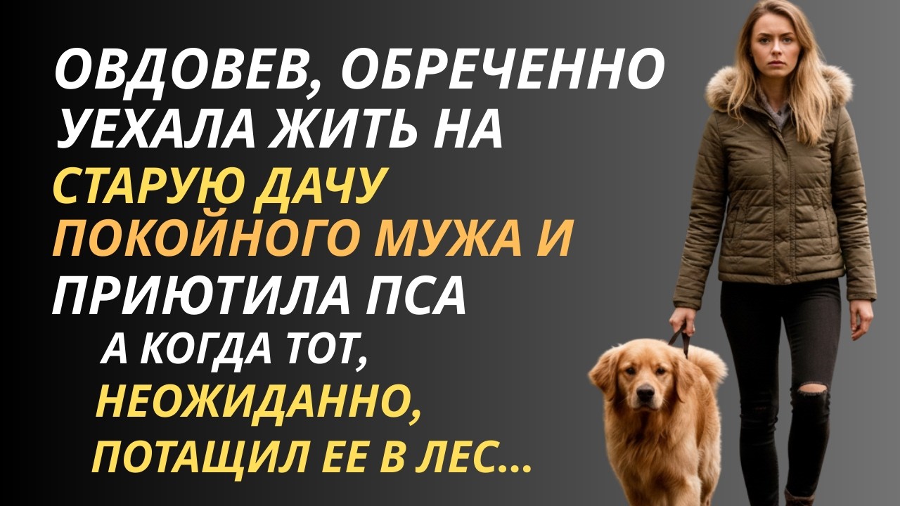 «После смерти мужа я уехала на его старую дачу… Но пёс привёл меня к тайне в лесу»