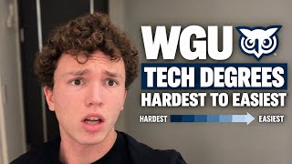 Ranking EVERY WGU Tech Degree From Hardest To Easiest
