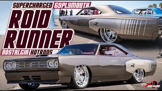 ROID RUNNER   69 Plymouth Road Runner SEMA 2023 Preview | Nostalgia Hotrods 8 Year Build!