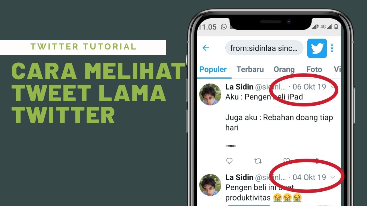 Cara Melihat Tweet Lama di Twitter