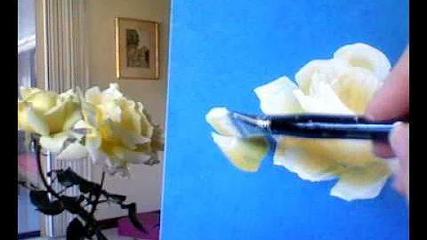 How to Paint Yellow Roses, by Marjorie Harris Clark