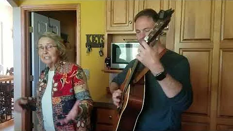 Granny Shirley & Grandson, my son Shane, Just Hang...