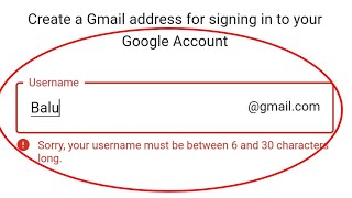 How To Fix Sorry, Your Username Must Be Between 6 And 30 Characters Long Error