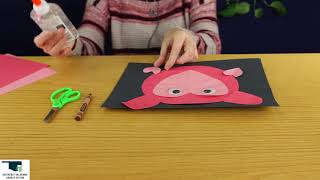 Fun Crafts To Make At Home! Heart Animals!