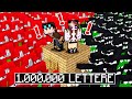 INVASIONE DELLE LETTERE DELL'ALFABETO!! Minecraft Alphabet Lore