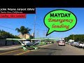 Student Pilot LANDS HER CESSNA ON A BUSY ROAD at California!