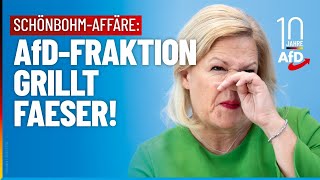 Schönbohm-Affäre: AfD-Fraktion grillt Faeser