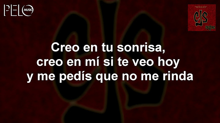 Callejeros - Creo (Letra)