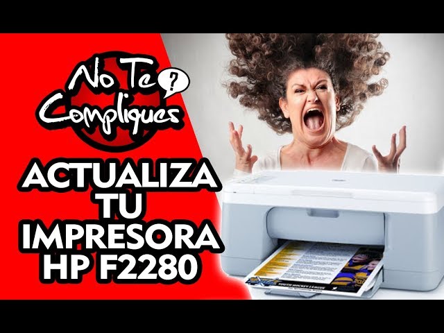 COMO ACTIVAR UNA IMPRESORA HP F2280 - YouTube