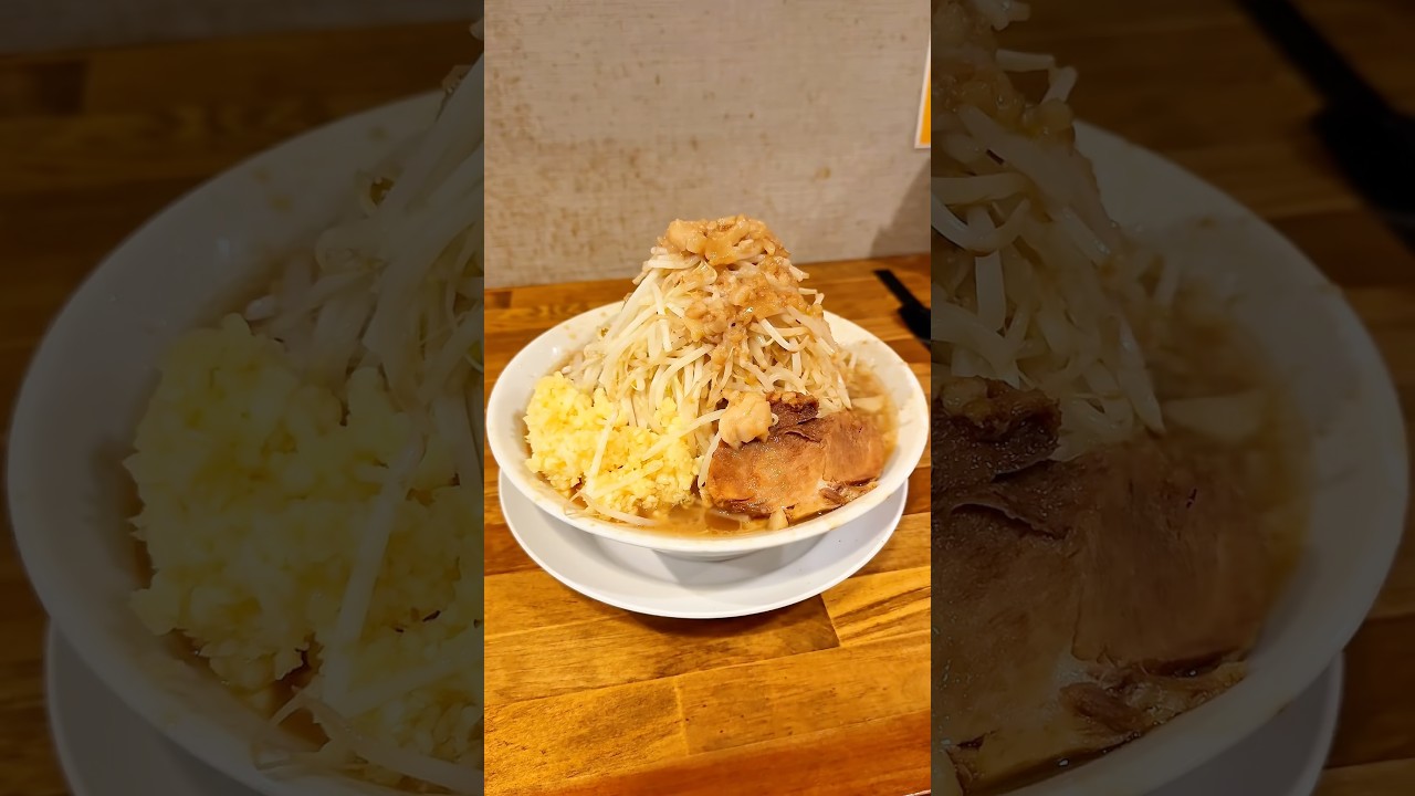1人で100杯!9席を回すワンオペ二郎系🍜