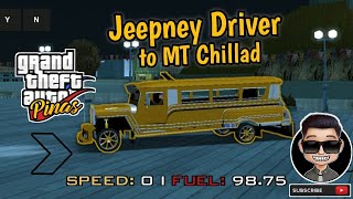 Jeepney Driver papuntang Mt Chillad (Race Event gamit ang Jeepney) || GTA Pinas RolePlay