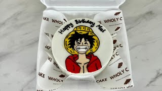 Luffy One Piece Cake - Monkey D. Luffy - Bento Cake - Butter cream cake - Wholy Cake