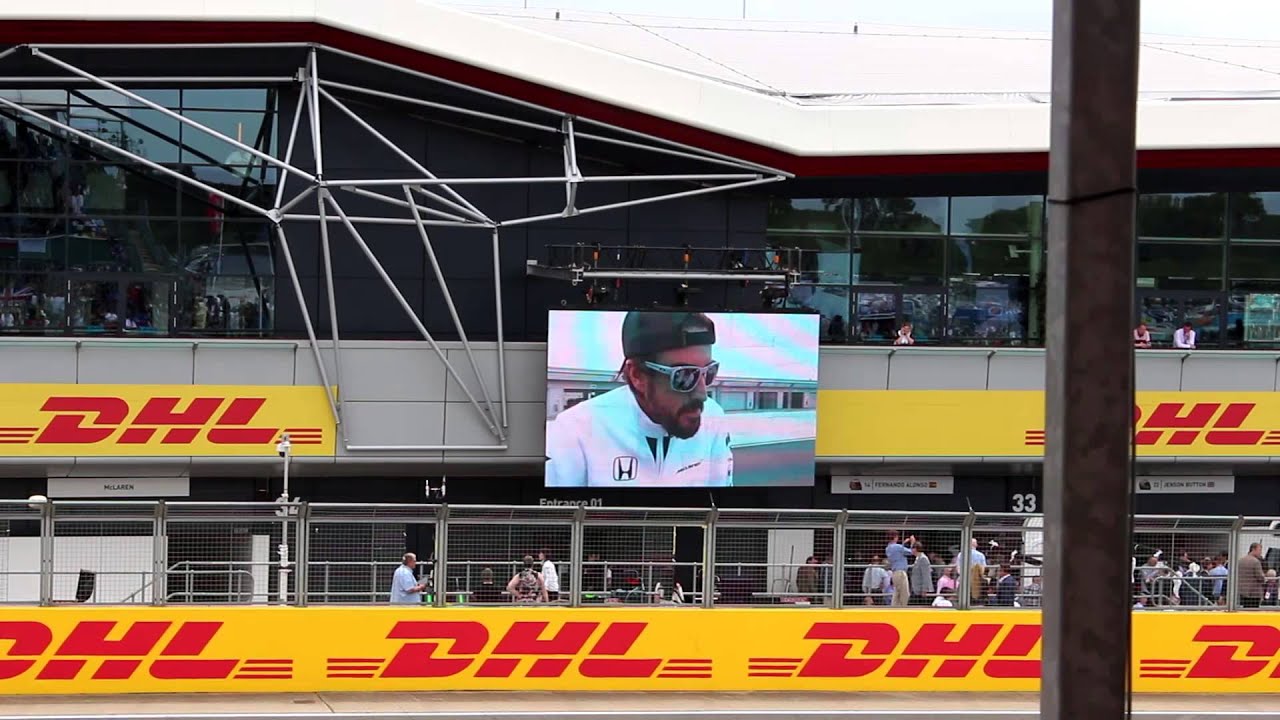 F1 2015 British Grand Prix Driver's Parade & Interview Highlights