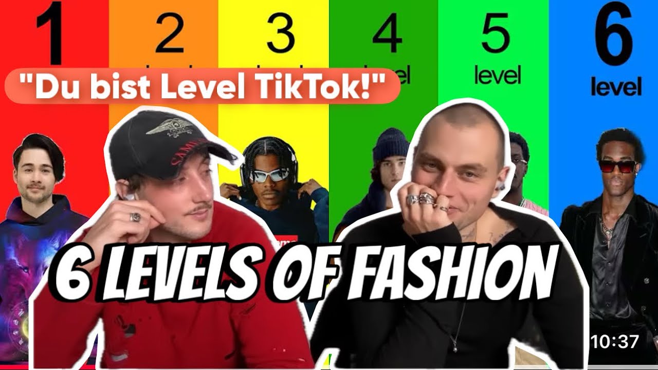 IHR SEID LEVEL TIKTOk!!! 6 LEVELS OF FASHION ft. @ROBERTFRIEDRICHSREACT