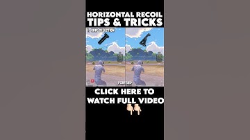 Zero Horizontal Recoil #pubg #pubm #pubgmobile #bgmi