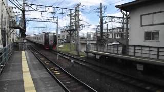 名鉄2200系2207F（神速のゲノセクト号）　知立駅入線