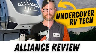 Undercover RV tech reviews Alliance Paradigm 5th Wheel