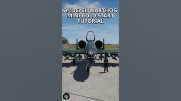 DCS: A-10C/CII Warthog Mini Cold Start Tutorial #dcs #shorts