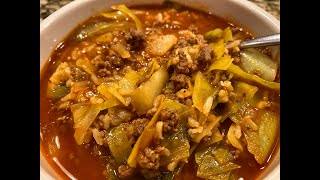 Polish Golumpki (aka Polish Pidgeon’s…aka stuffed cabbage rolls) SOUP!