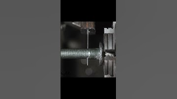 How to Make metal spring on a lathe #shorts