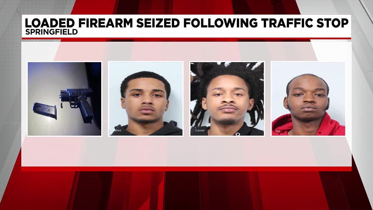 Loaded firearm seized following traffic stop in Springfield - YouTube