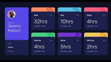 Frontend Mentor Challenge: Time Tracking Dashboard Ep.02