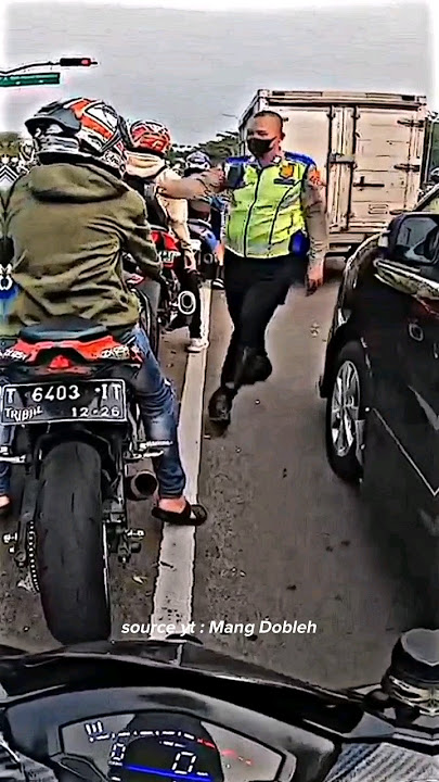 The Moment Lucky Putra's Beat Ghost Got a Ticket and He Just Resigned #motovlog #viral