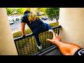 Motel Foot Chase Goes WRONG the Second He Jumped Off the Balcony