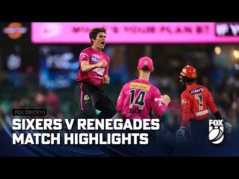 Sydney Sixers vs Melbourne Renegades - Match Highlights | 28/12/22 | FOX Cricket